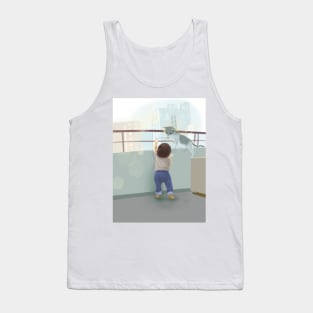 救主猫天使 savior cat angel Tank Top